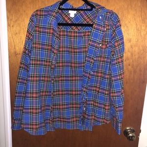 Plaid button up shirt